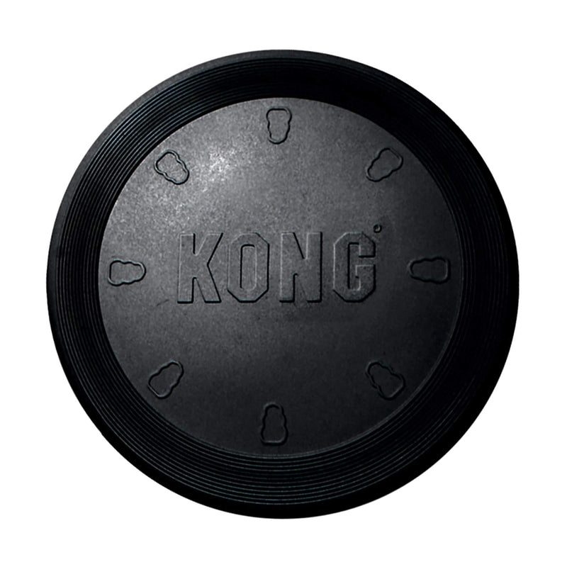 KONG - Extreme Flyer - Durable Rubber, Soft Flying Disc for Power Chewers, Black - Large Dogs 1 - PawsPlanet Australia