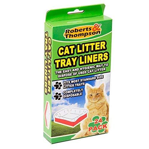 24 Cat Litter Tray Liners - PawsPlanet Australia