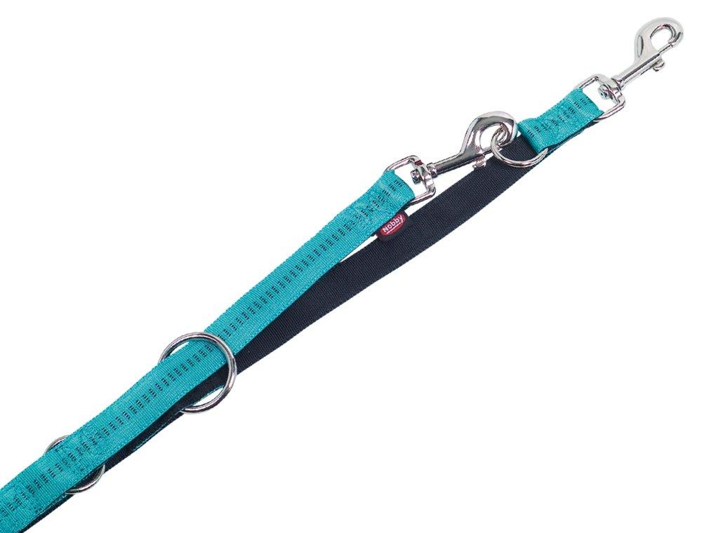 Nobby Training Leash Soft Grip, 200 cm/ 15 mm, Turquoise 200 cm/15 mm - PawsPlanet Australia