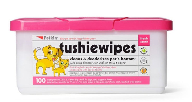 Hygiene Range Tushie Wipe (Set of 100) 1 White - PawsPlanet Australia