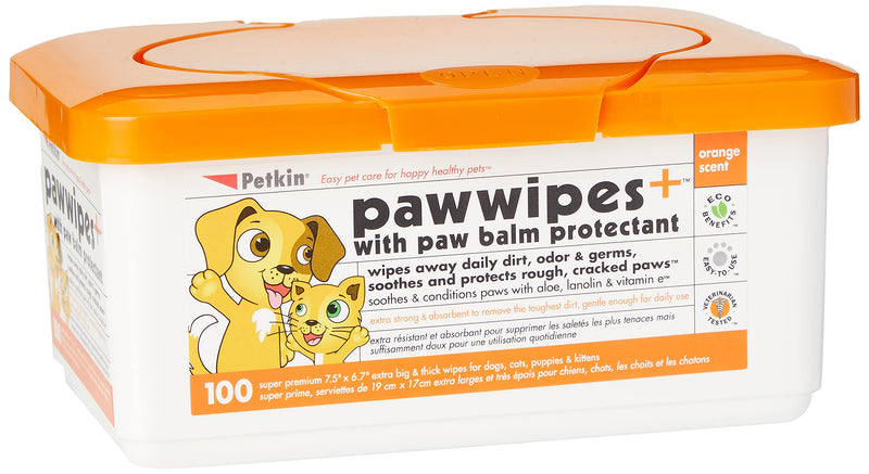 Petkin Paw Wipes 1 White - PawsPlanet Australia