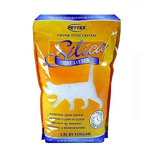 Pettex Silica Cat Litter 3.8litre, clear 1 - PawsPlanet Australia