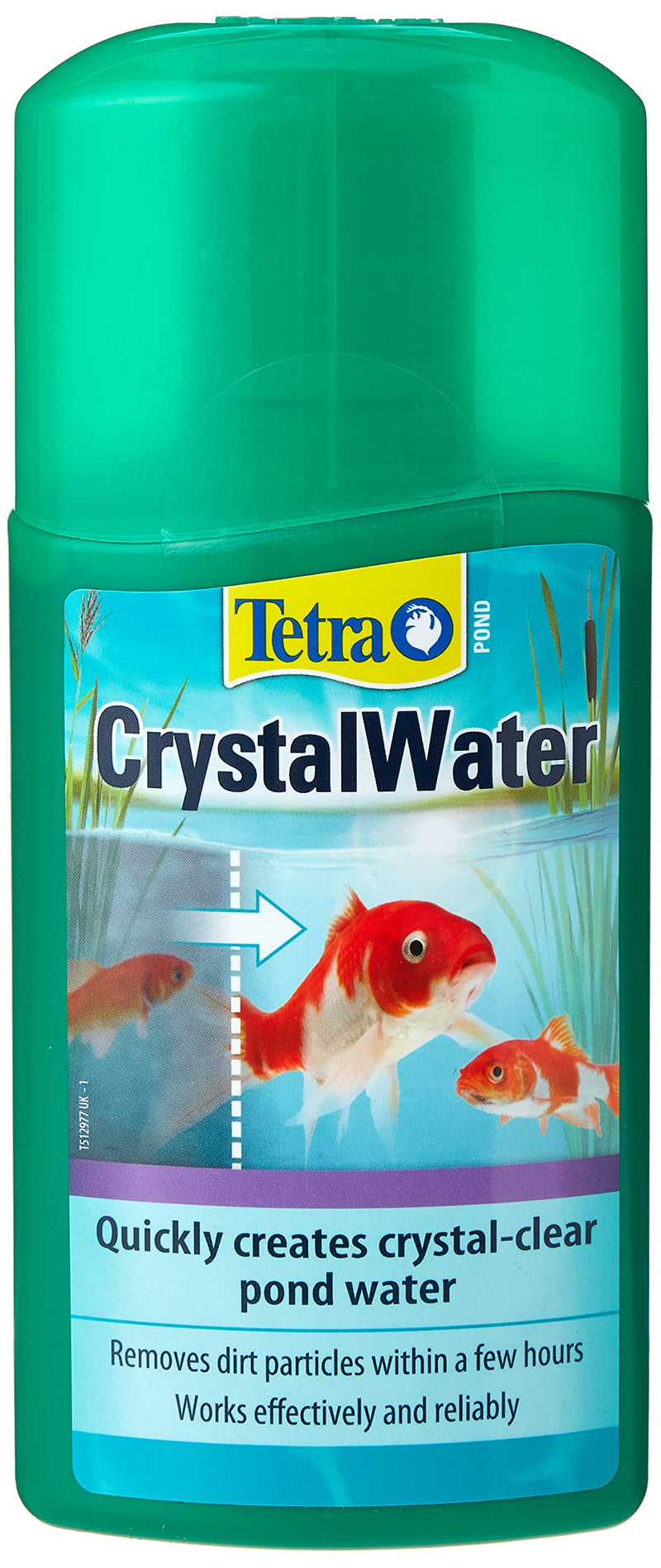 Tetra Pond Crystal Water, Effectively Clears Dirty Pond Water, 250 ml 250 ml (Pack of 1) - PawsPlanet Australia