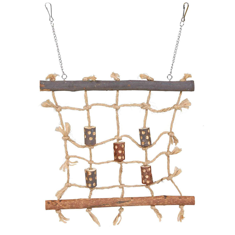 Trixie Natural Living Rope Climbing Wall, 27 x 24 cm 1 Brown - PawsPlanet Australia