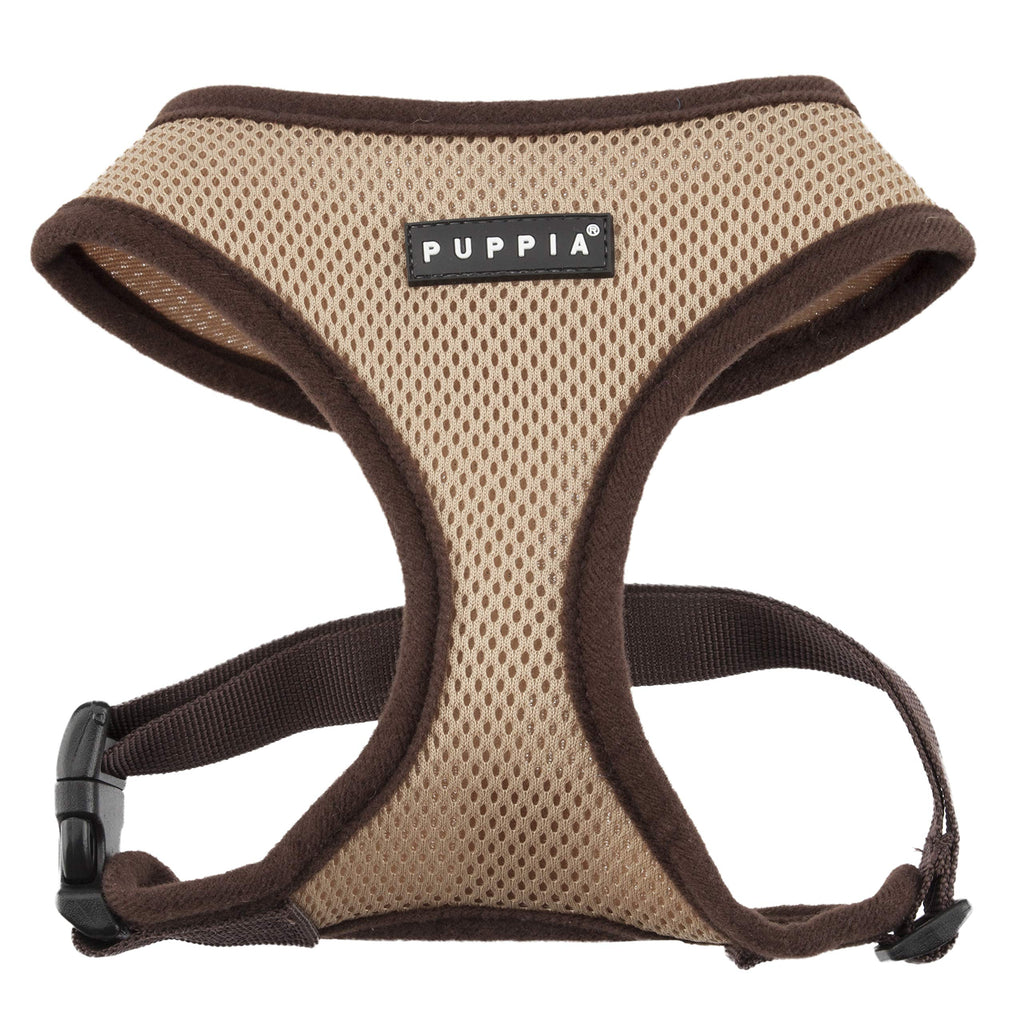 Puppia Soft Harness, XS, Beige - PawsPlanet Australia