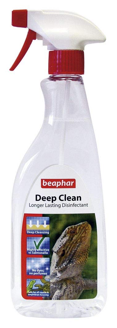 Beaphar Deep Clean Disinfectant For Reptiles 500ml 1 500 ml (Pack of 1) - PawsPlanet Australia