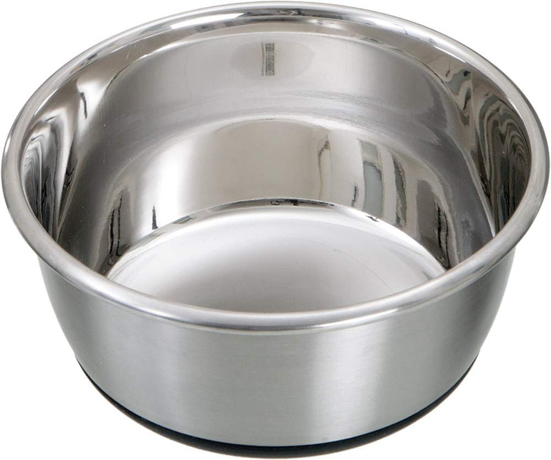 Karlie Stainless Steel Selecta Dog Bowl, 25 cm 3650 ml, Small, Silver - PawsPlanet Australia