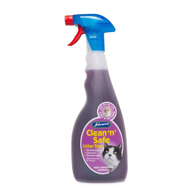 Johnson's Vet Clean 'n' Safe Cat Litter Disinfectant Tray (Purple) - PawsPlanet Australia