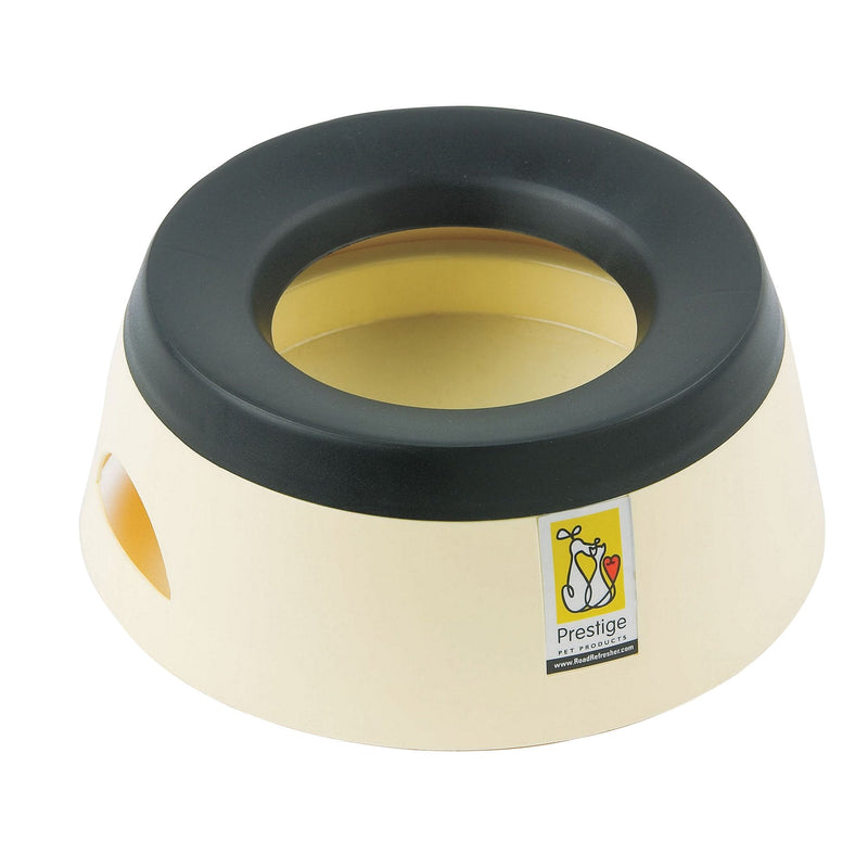Road Refresher Non-Spill Travel Water Bowl, Small, Cream - PawsPlanet Australia