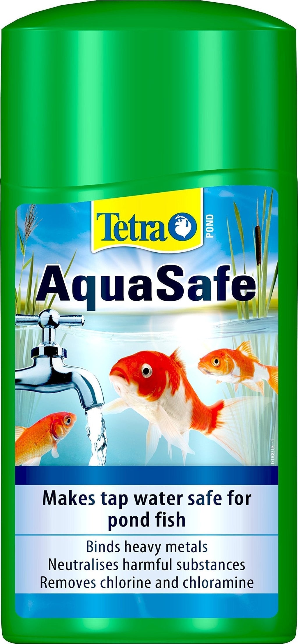 Tetra Pond AquaSafe, Makes Tap Water Safe for Pond Fish, 1 Litre - PawsPlanet Australia