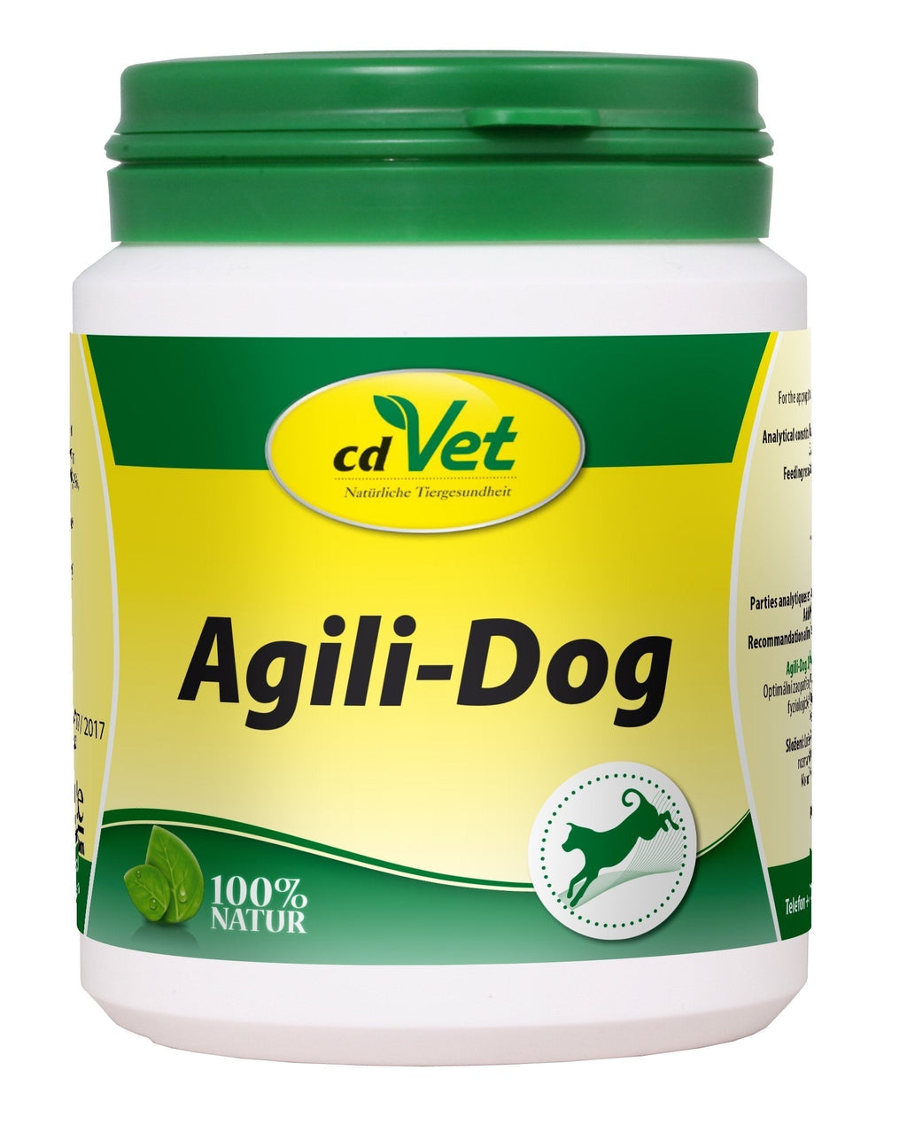 cdVet Naturprodukte Agili-Dog 70 g - Dog - Complementary feed - supply of herbs + vitamins + iron - listlessness + after illness + operation + during gestation - muscle building - - PawsPlanet Australia