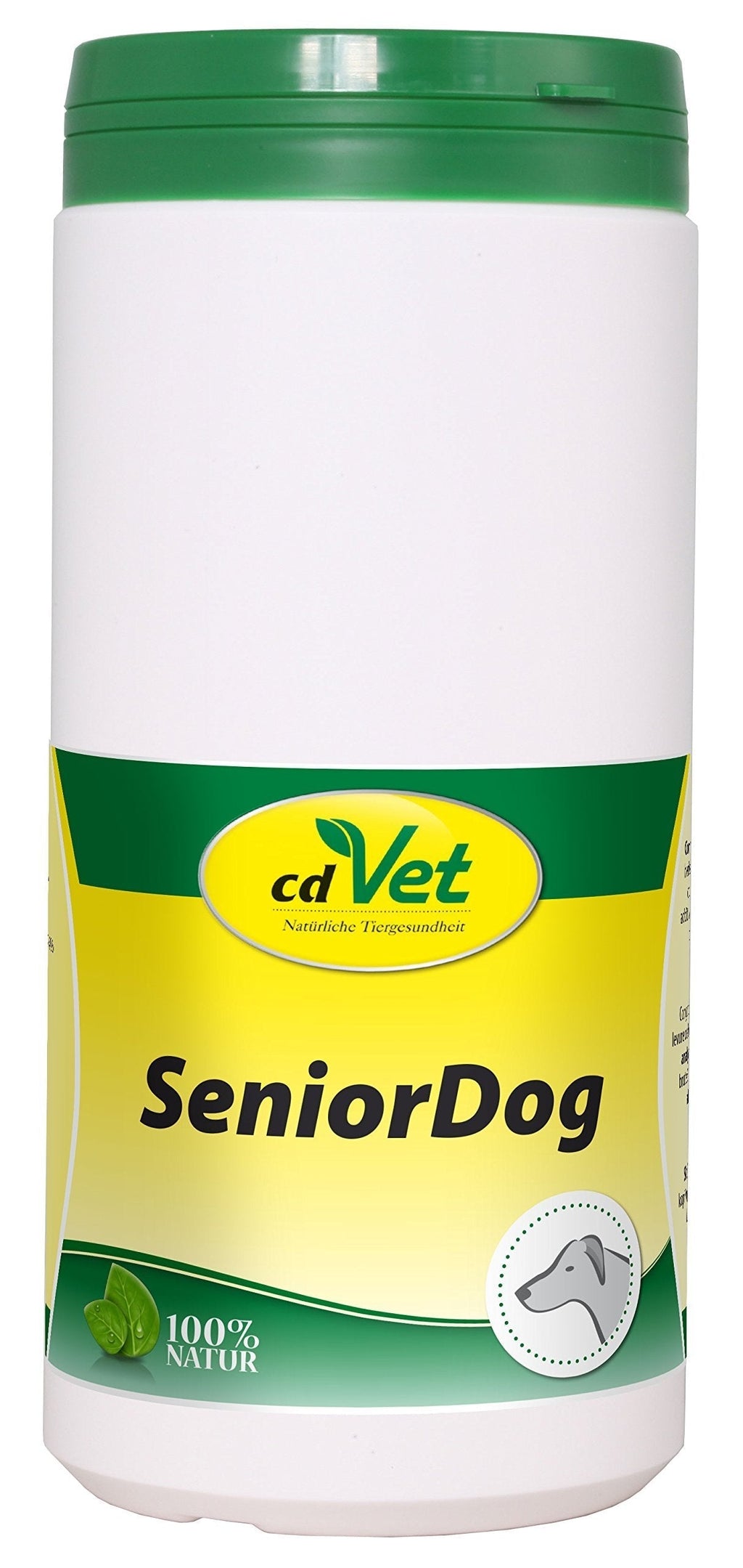 cdVet Naturprodukte SeniorDog 600 g - Dog - Complementary feed - deficiencies - herbs + vitamins + iron - listlessness - after illness + surgery - lack of agility - at older animals - - PawsPlanet Australia