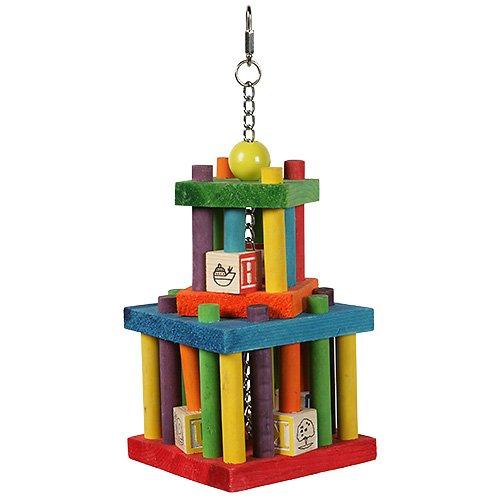 The Bird House, Building Block Maze Bird Toy - PawsPlanet Australia