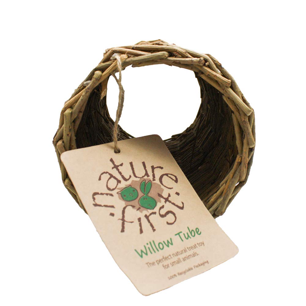 Nature First Small Willow Tube for Small Animals Single - PawsPlanet Australia