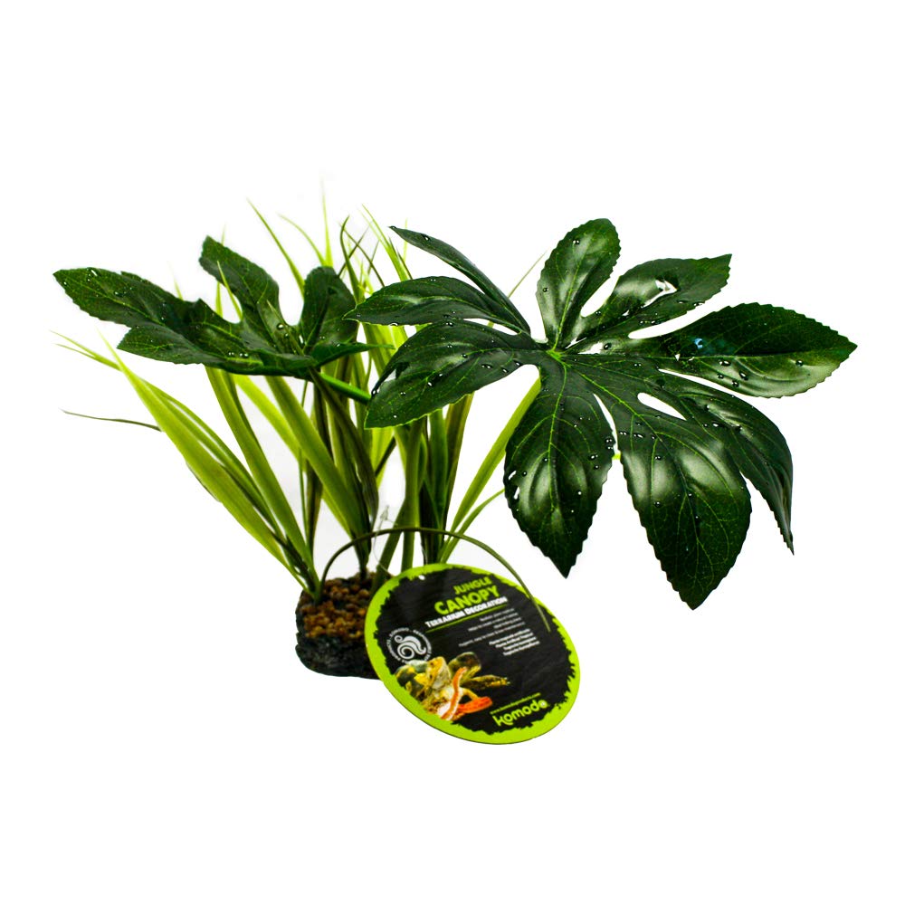 Komodo Jungle Canopy, Habitat Decor, Artificial Plant for Reptile, Reptile Plant, Terrarium Plant, Vivarium Plant, 1 Count (Pack of 1) - PawsPlanet Australia