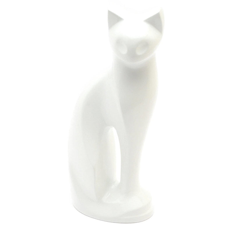 URNS UK Figurine Cremation Ashes Cat Urn White - PawsPlanet Australia