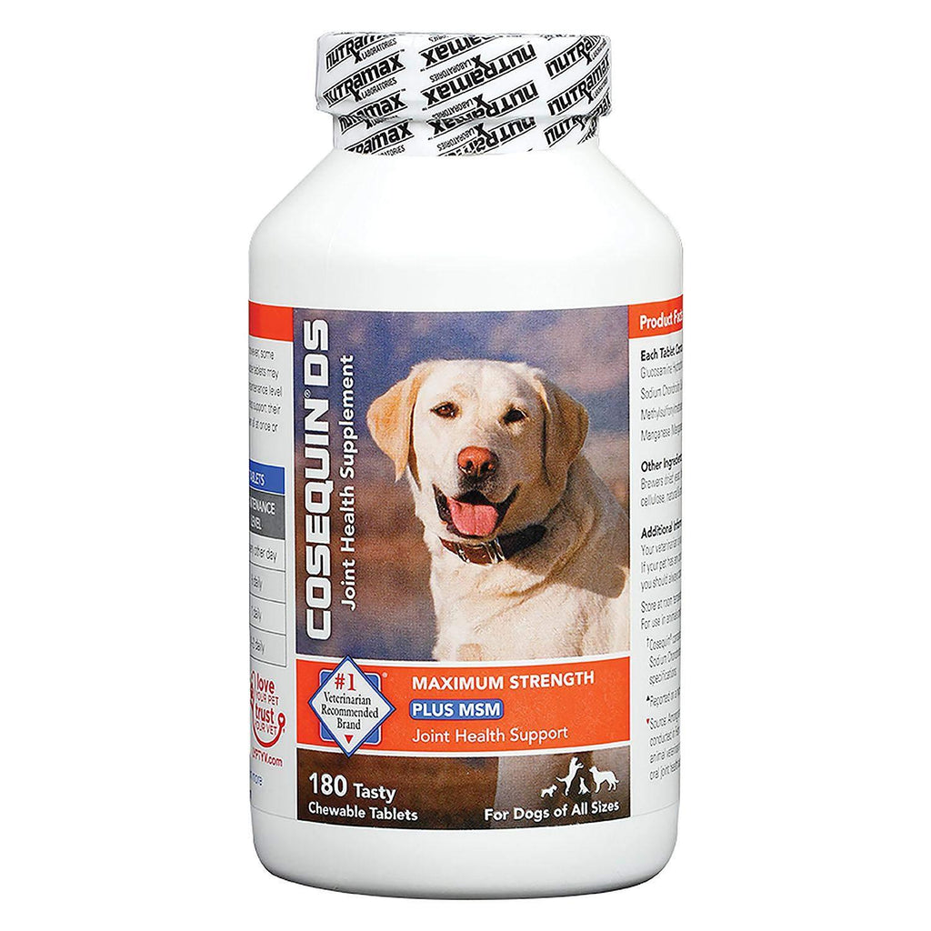 Cosequin DS Plus MSM Joint Health for Dogs - 180 Chewable Tablets - PawsPlanet Australia