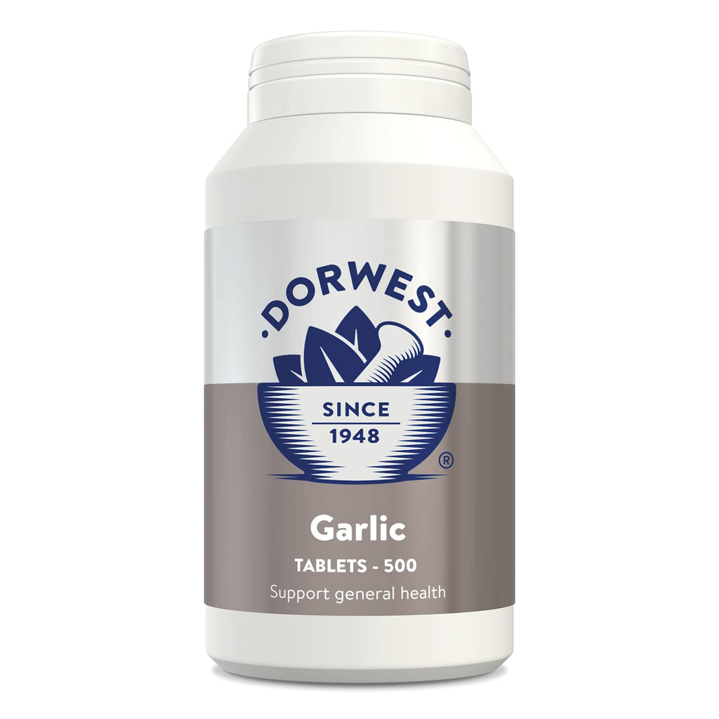 DORWEST HERBS Garlic Tablets for Dogs and Cats 500 Tablets - PawsPlanet Australia