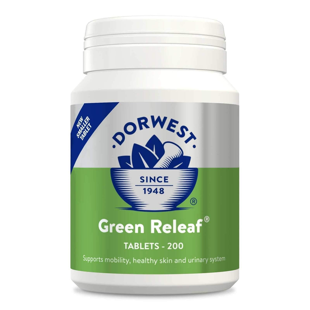 Dorwest Herbs Green Releaf Tablets 200 tablets - PawsPlanet Australia