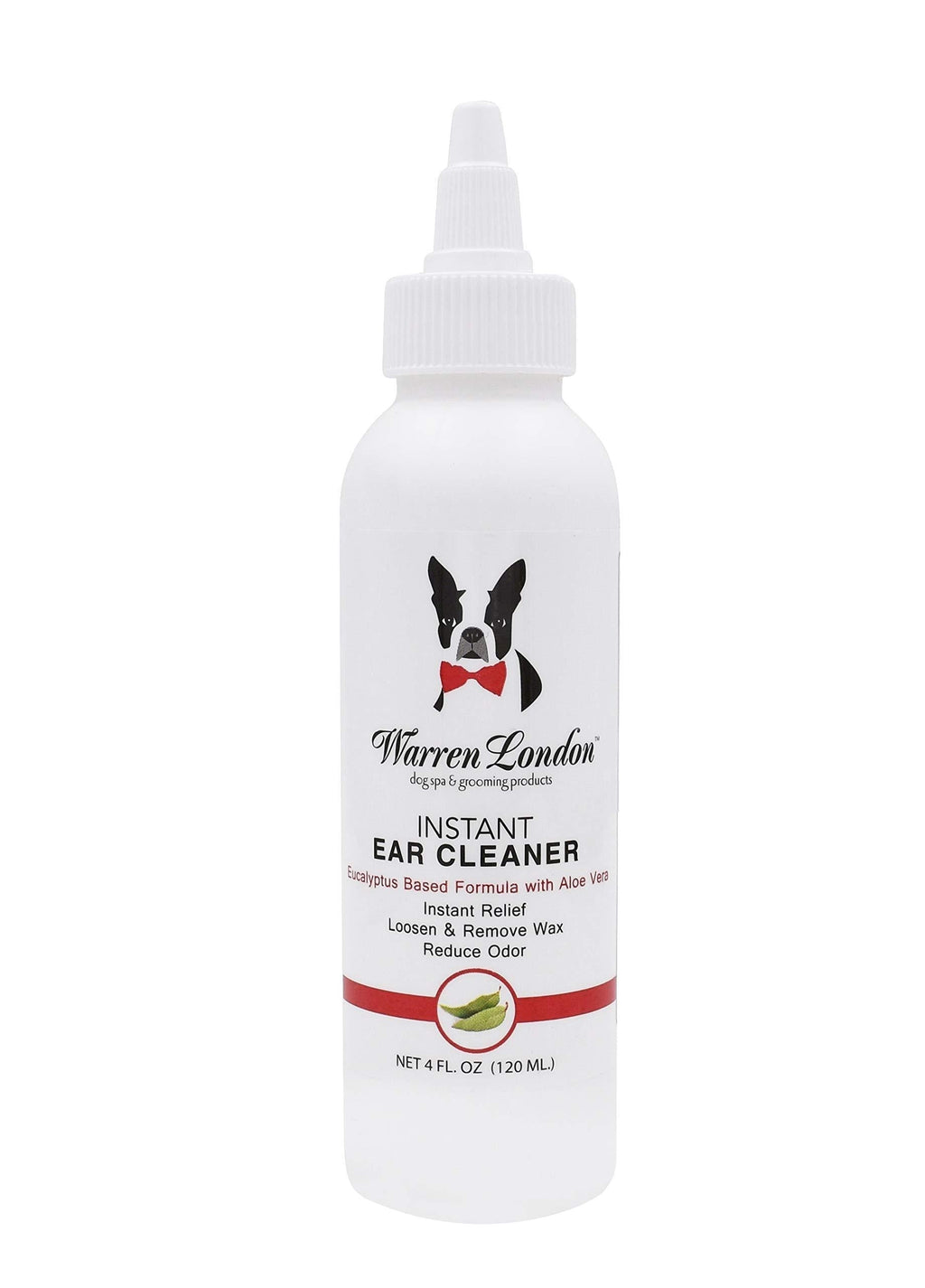 Warren London Instant Ear Cleaner- Dog Ear Drops w/Aloe to Prevent Infection Made USA- 4oz - PawsPlanet Australia