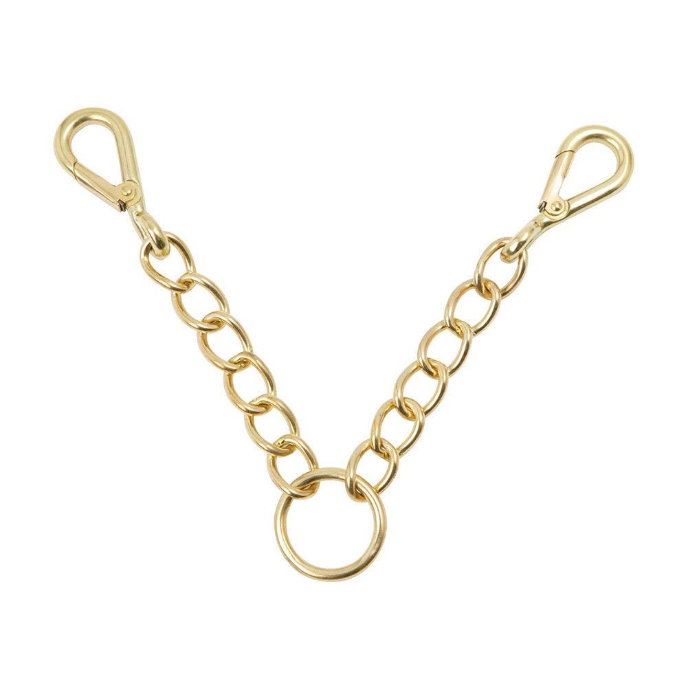 Large Brass Newmarket Chain. - PawsPlanet Australia