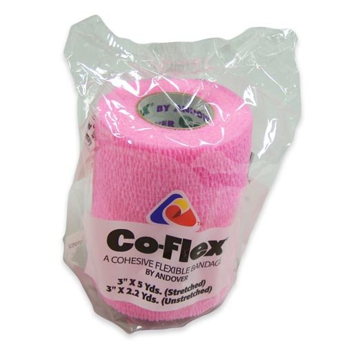 CoFlex Vet Cohesive Bandage 7.5cm (Colour: Neon Pink) - PawsPlanet Australia