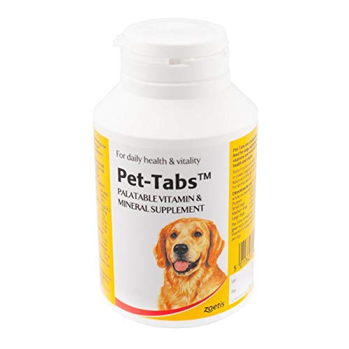 Pet Tabs Multivitamin and Minerals Tablets (Size: 180 Tablet Pot) - PawsPlanet Australia