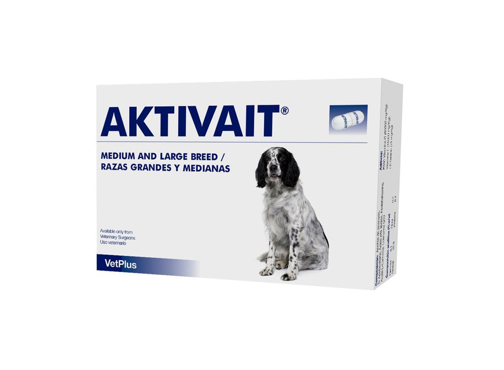 Aktivait Capsules for Medium/Large Dogs (Pack of 60) - PawsPlanet Australia