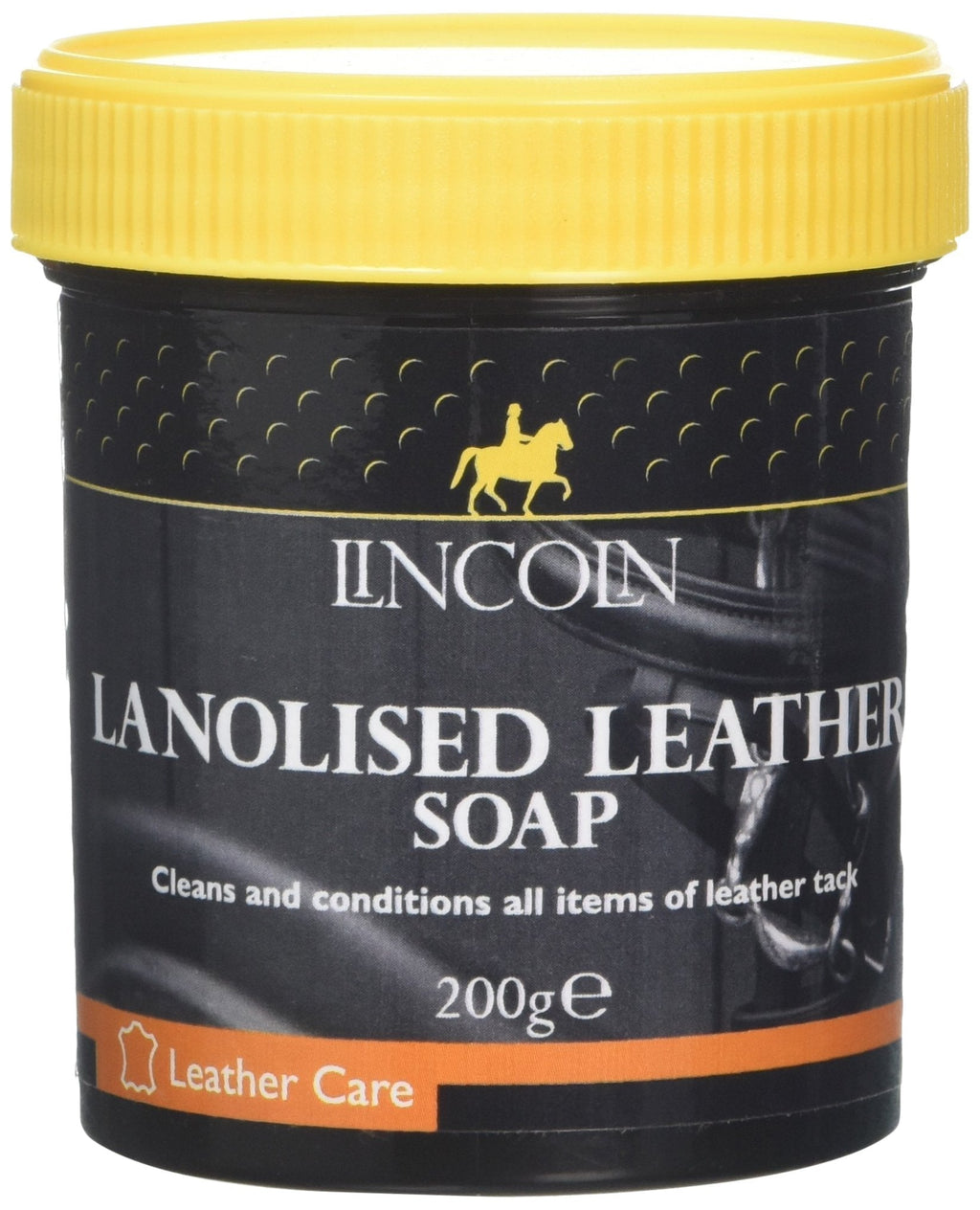 LINCOLN Lanolised Leather Saddle Soap, 200 g - PawsPlanet Australia