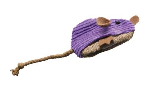 KONG Refillable Catnip Corduroy Mouse Cat Toy 1 Count (Pack of 1) - PawsPlanet Australia
