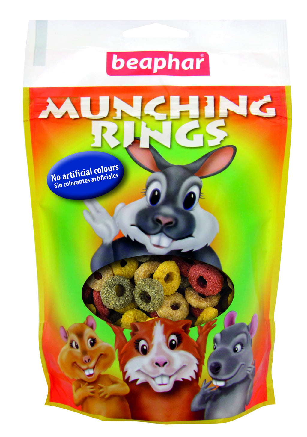 Beaphar Munching Rings Small Animal Treats, 75 g, Transparent - PawsPlanet Australia