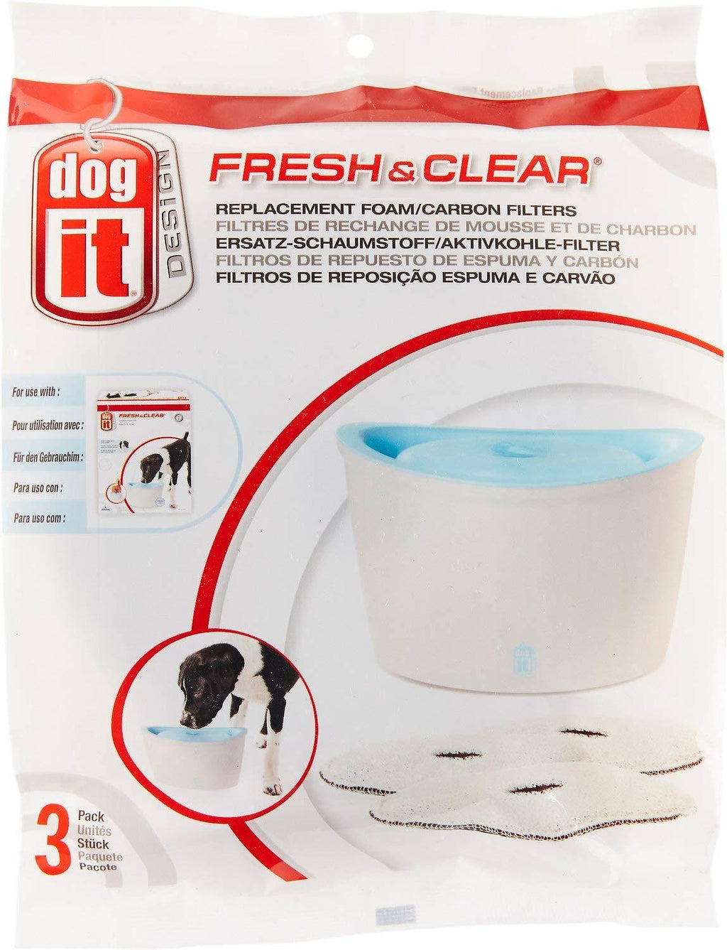 Dogit 6 L Water Fountain replacement carbon cartridge - PawsPlanet Australia