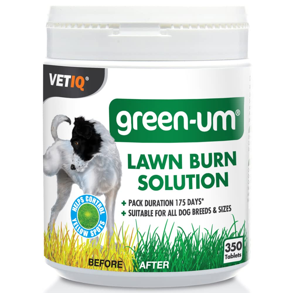 Mark And Chappell Ltd VetIQ Green-UM Lawn Burn Solution, one size, MCH0140 Green-Um 350 Tablets - PawsPlanet Australia