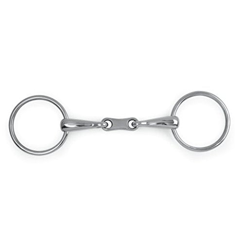 Shires French Link Loose Ring Snaffle- Choose Size! 5" - PawsPlanet Australia