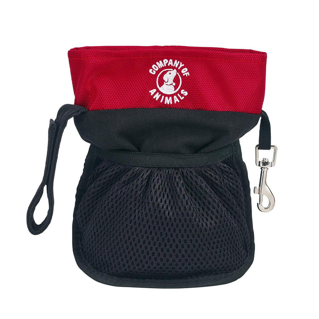 The Company of Animals Pro Treat Bag, Pouch, Dog Trainers and Walkers, Clip & Belt Attachment, Zipped Pocket, Magnetic Closure, Waterproof Outer, Clips for Accessories - PawsPlanet Australia