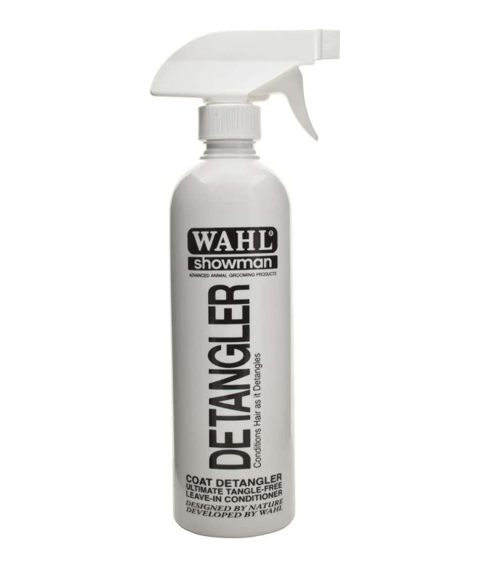 WAHL Dog Detangler Spray, 500 ml, Dematting & Detangling Spray, Leaves Hair Tangle Free, Grooming Pets at Home, Contains vitamins A D and E, Hair Conditioner for Dogs - PawsPlanet Australia