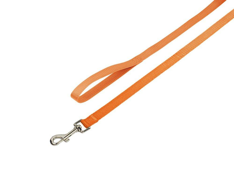 Nobby Classic Dog Leash, 120 cm Length x 20 mm Width, Orange - PawsPlanet Australia