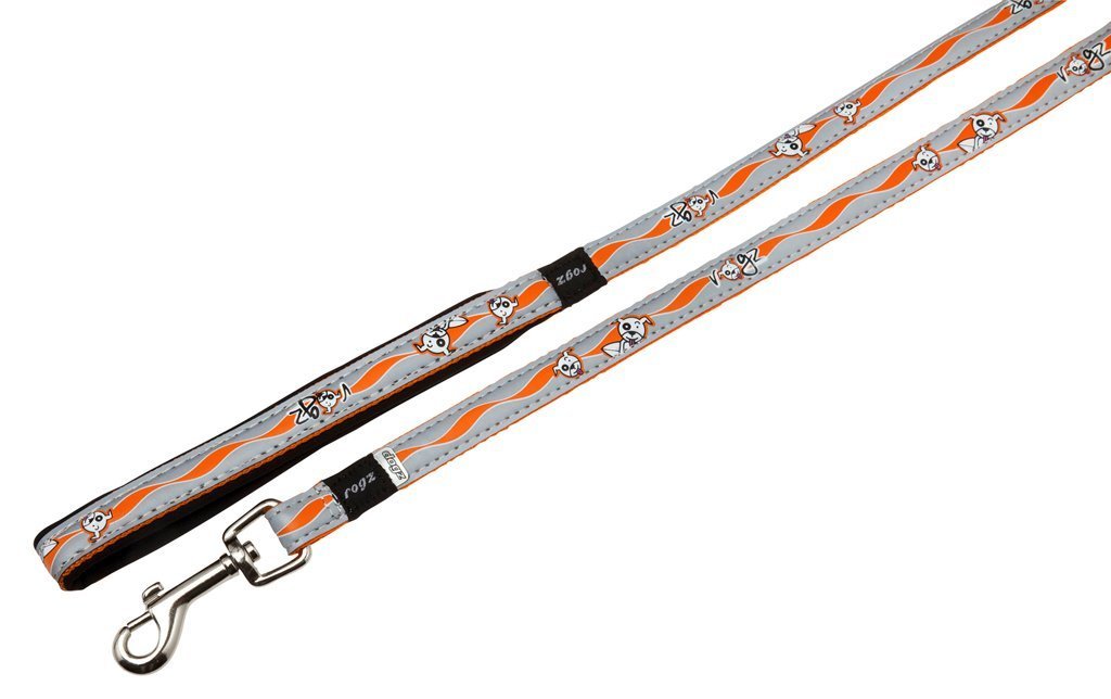 Rogz Jupiter Lead, Orange Reflective - PawsPlanet Australia