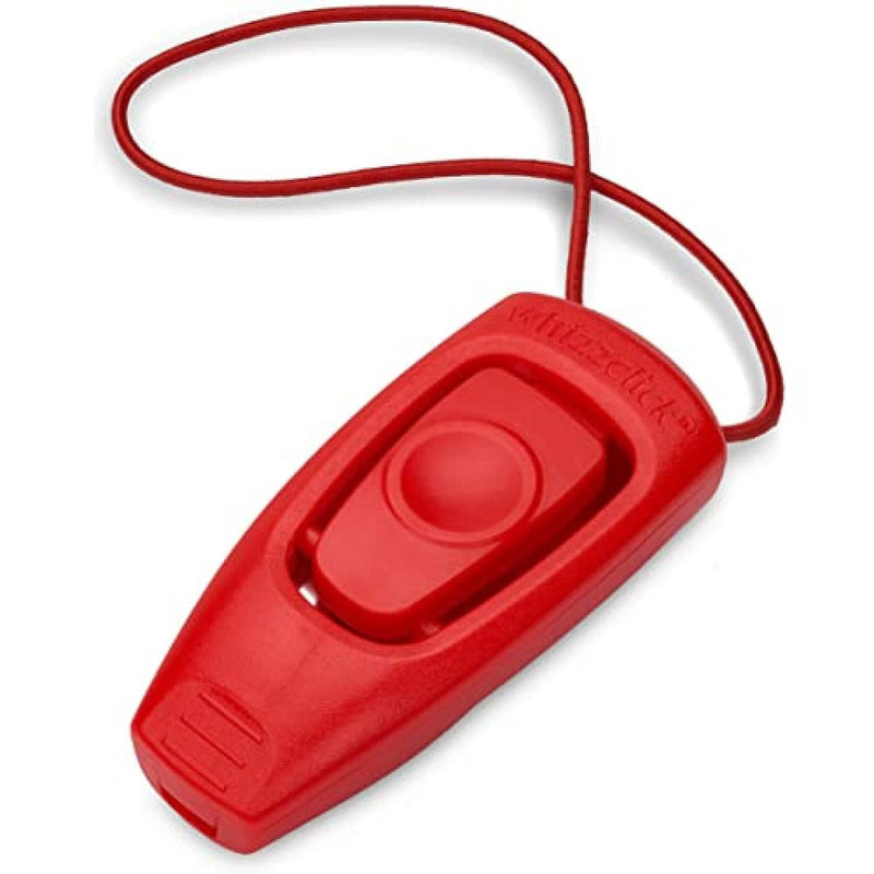 The Company of Animals Whizzclick, Clicker and Whistle Combined, Recall and Reward Training, Wrist Strap, For all Dogs Including Sensitive Dogs and Puppies - PawsPlanet Australia