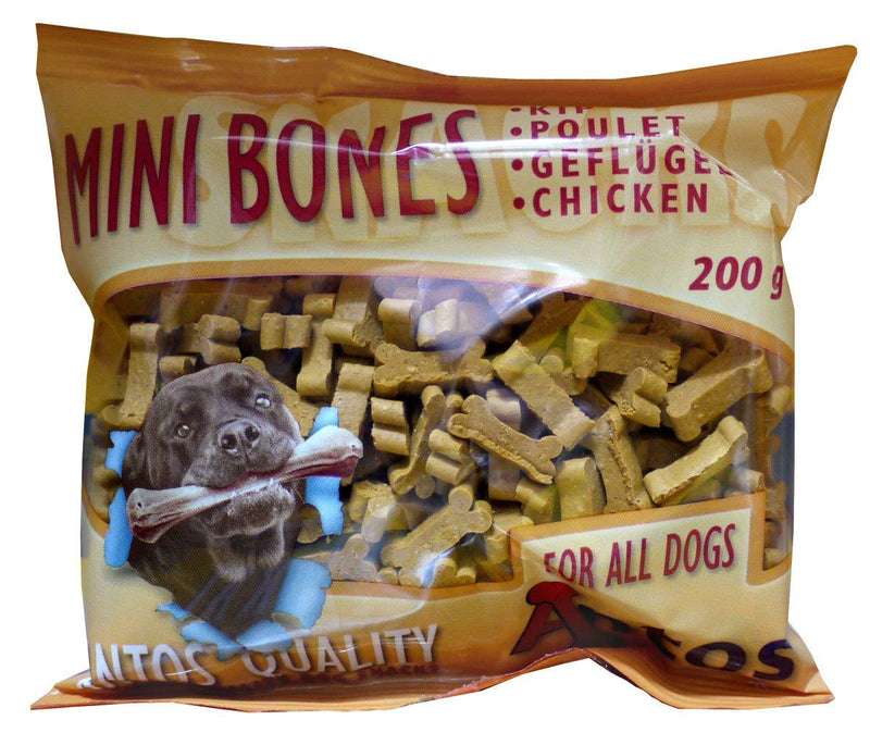 Antos Mini Bones Chicken Dog Treats, 200 g - PawsPlanet Australia