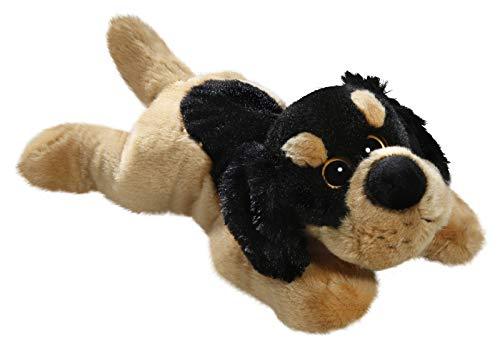 Dog, Cuddle Dog brown-black 9 inches (Toy), 25cm, Plush Toy, Soft Toy 3094 - PawsPlanet Australia