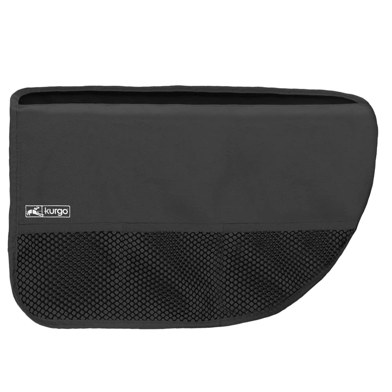 Kurgo Car Door Dog Cover, Pet Protector for Car Doors, Waterproof Guard, Fits Sedans and SUVs, Adjustable Fit, Easy to Clean, Travel Accessories for Pets - Set of 2 (Black) Black 2 Count (Pack of 1) - PawsPlanet Australia
