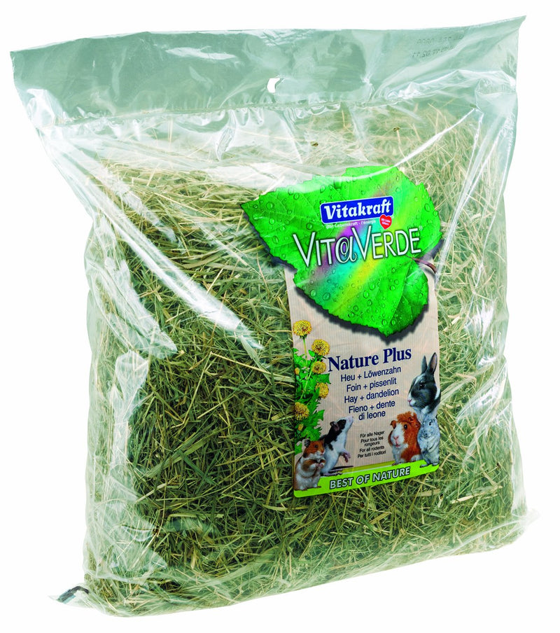 Vitakraft Vita Verde Small Animal Hay and Dandelion 500 g (Pack of 6) - PawsPlanet Australia