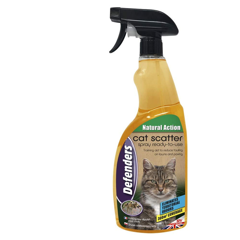 Defenders STV625 Cat & Dog Scatter Spray 1 Litre, Garden Cat Repeller - PawsPlanet Australia