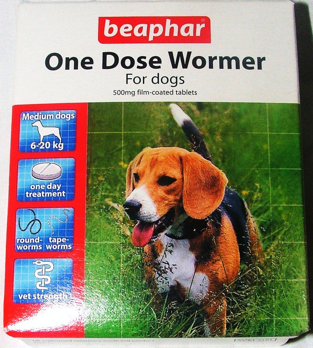 Beaphar One Dose Wormer for Medium Dogs - PawsPlanet Australia