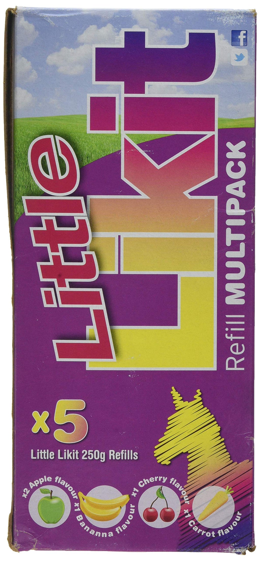 Likit Little Multipack Refill, Apple/cherry/banana/carrot, Pack Of 5 - PawsPlanet Australia