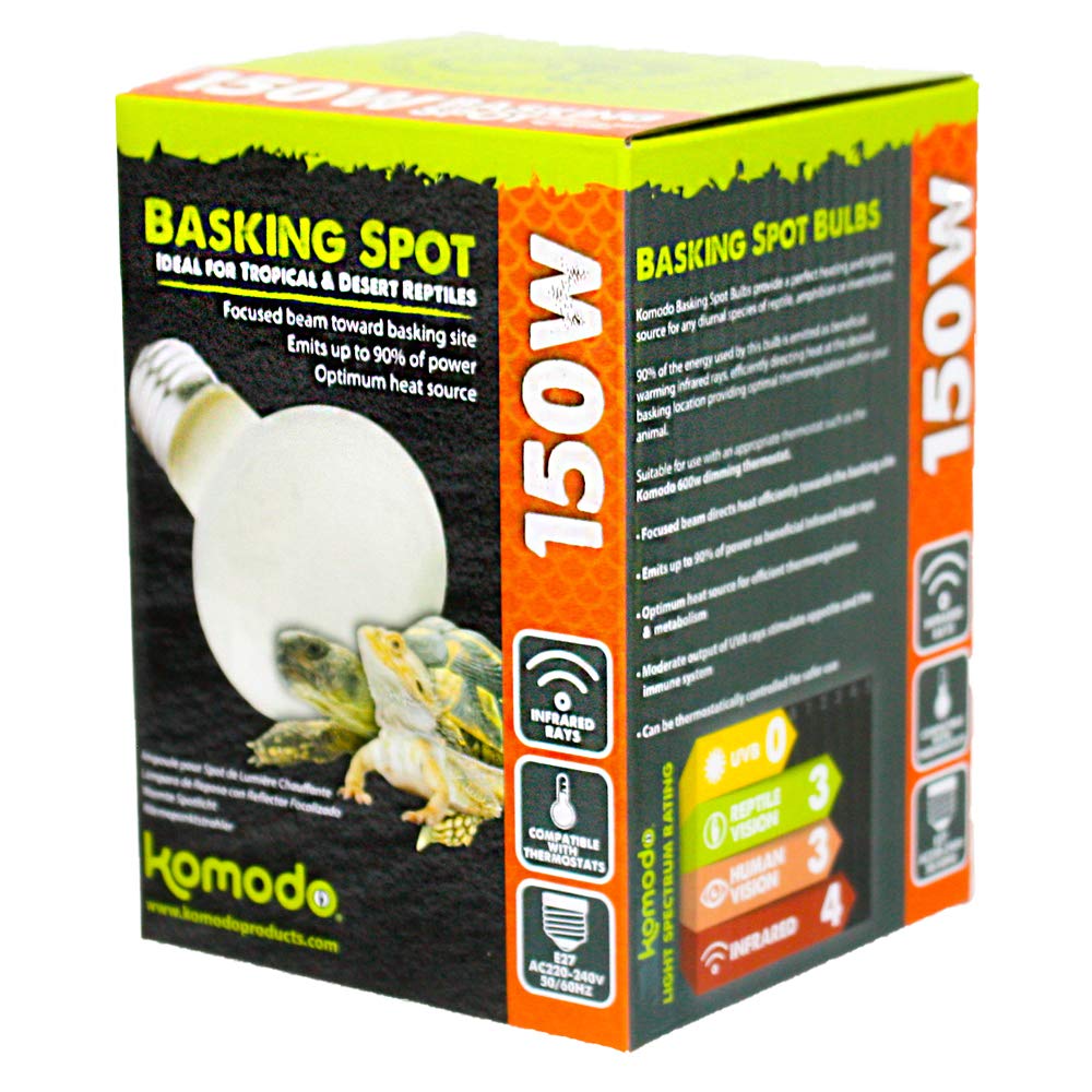 Komodo Basking Spot Lamp ES, 150 Watt - PawsPlanet Australia
