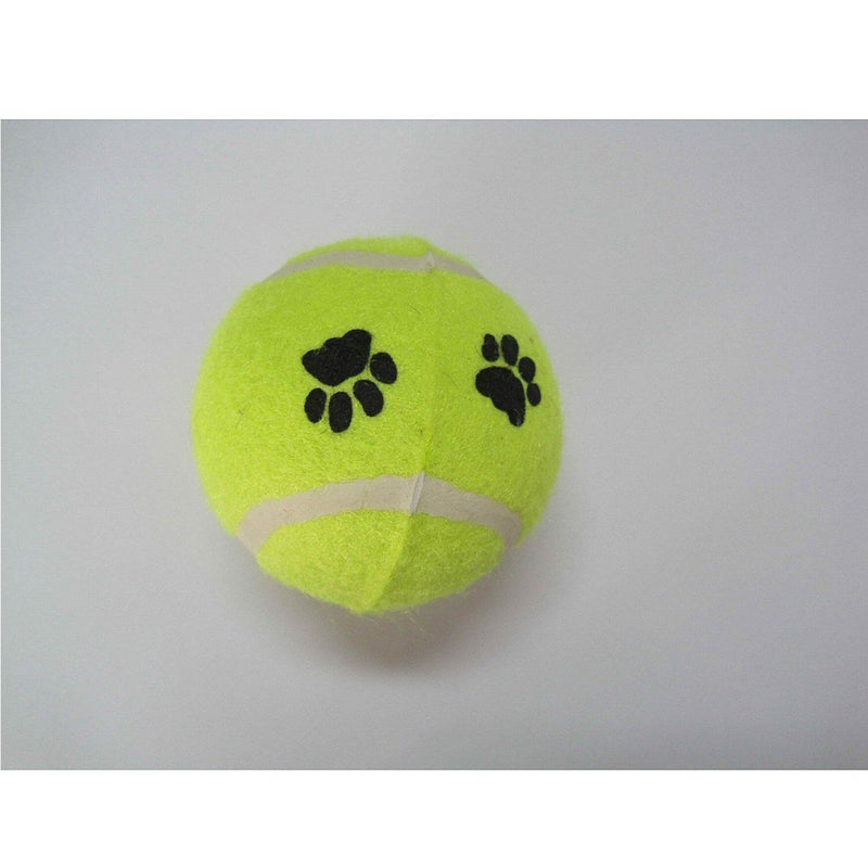 Paw print tennis ball 3 pack - PawsPlanet Australia