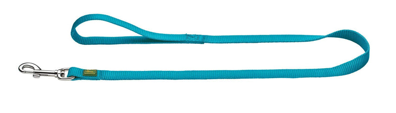 HUNTER dog lead made and tear-resistant nylon, with practical hand strap 2.0 x 100 cm petrol - PawsPlanet Australia