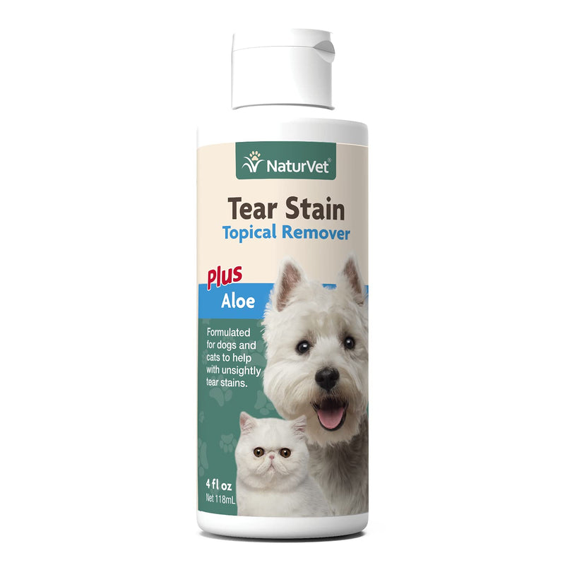 NaturVet Tearstain Remover Topical, 120 ml - PawsPlanet Australia